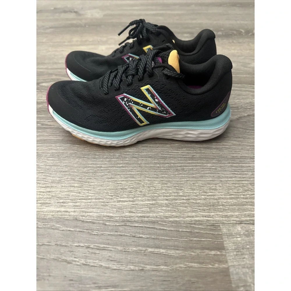 NEW BALANCE 680 V7 Women's Sz 5.5 Lightweight Trail Running Shoes W680NK7 Black